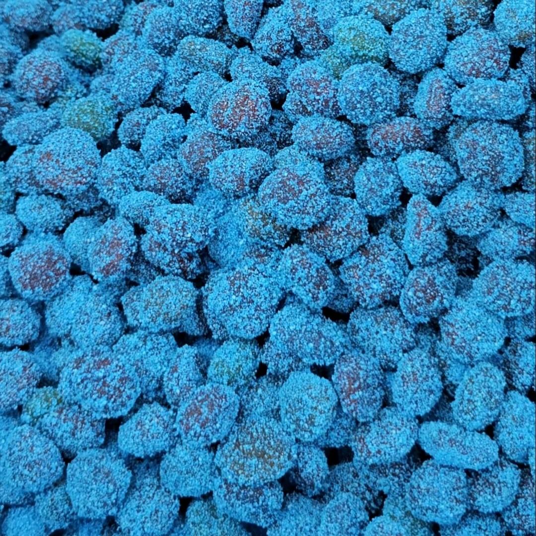 Blue Raspberry Sour Gushers Snack Candy - Sweet Bonbon Viral Sour Tangy Candies